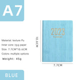 Maxbell Monthly Planner 2023 Journal A7 Notebook Planner Notepads Project Planning Blue