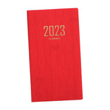 Maxbell Recording Weekly Notebook Planner Planning Daily Account for Gifts New Year Red