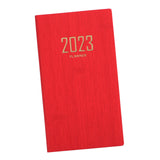 Maxbell Recording Weekly Notebook Planner Planning Daily Account for Gifts New Year Red