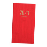 Maxbell Recording Weekly Notebook Planner Planning Daily Account for Gifts New Year Red
