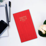 Maxbell Recording Weekly Notebook Planner Planning Daily Account for Gifts New Year Red