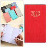 Maxbell Recording Weekly Notebook Planner Planning Daily Account for Gifts New Year Red