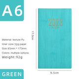 Maxbell Recording Weekly Notebook Planner Planning Daily Account for Gifts New Year Green