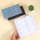Maxbell Recording Weekly Notebook Planner Planning Daily Account for Gifts New Year Blue