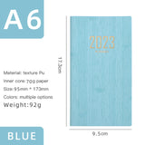 Maxbell Recording Weekly Notebook Planner Planning Daily Account for Gifts New Year Blue