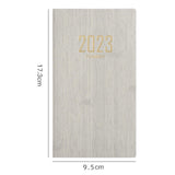 Maxbell Recording Weekly Notebook Planner Planning Daily Account for Gifts New Year Beige