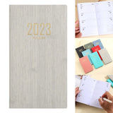 Maxbell Recording Weekly Notebook Planner Planning Daily Account for Gifts New Year Beige