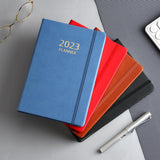 Maxbell A5 Diary Notebook Journals Notebook 2023 Monthly Planner Notepad Thick Paper Red