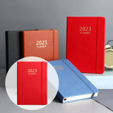 Maxbell A5 Diary Notebook Journals Notebook 2023 Monthly Planner Notepad Thick Paper Red