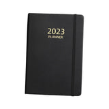 Maxbell A5 Diary Notebook Journals Notebook 2023 Monthly Planner Notepad Thick Paper Black