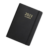 Maxbell A5 Diary Notebook Journals Notebook 2023 Monthly Planner Notepad Thick Paper Black