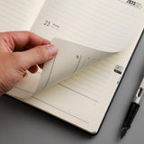 Maxbell A5 Diary Notebook Journals Notebook 2023 Monthly Planner Notepad Thick Paper Black