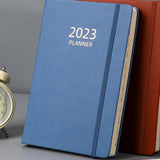 Maxbell A5 Diary Notebook Journals Notebook 2023 Monthly Planner Notepad Thick Paper Blue