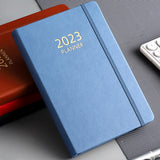 Maxbell A5 Diary Notebook Journals Notebook 2023 Monthly Planner Notepad Thick Paper Blue