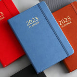 Maxbell A5 Diary Notebook Journals Notebook 2023 Monthly Planner Notepad Thick Paper Blue