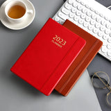 Maxbell A5 Diary Notebook Journals Notebook 2023 Monthly Planner Notepad Thick Paper Brown