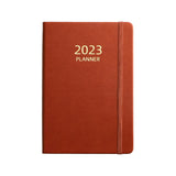 Maxbell A5 Diary Notebook Journals Notebook 2023 Monthly Planner Notepad Thick Paper Brown