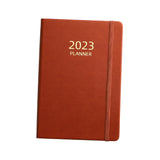 Maxbell A5 Diary Notebook Journals Notebook 2023 Monthly Planner Notepad Thick Paper Brown