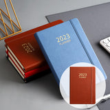 Maxbell A5 Diary Notebook Journals Notebook 2023 Monthly Planner Notepad Thick Paper Brown