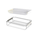 Maxbell File Container Box Holder with Cover Clear for office Project Case Small