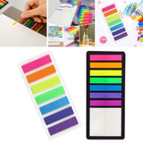 Maxbell Index Tabs Writable Page Sticky Notes for Diaries Book Markers Magazines Seven Colors