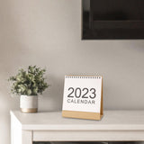 Maxbell Daily Flip Calendar Yearly Calendar Planner Desktop for ideas Meetings Small and White