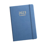 Maxbell A5 Notebook Planner Journal Notebook 2023 Weekly Planner Notepads PU Cover Blue