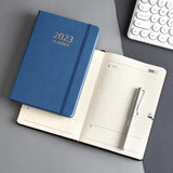Maxbell A5 Notebook Planner Journal Notebook 2023 Weekly Planner Notepads PU Cover Blue