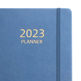 Maxbell A5 Notebook Planner Journal Notebook 2023 Weekly Planner Notepads PU Cover Blue