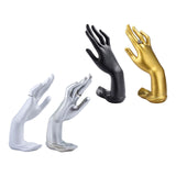 Maxbell Rings Hand Holder Finger Rings Bracelets Rack Jewelry Display for Dresser Black