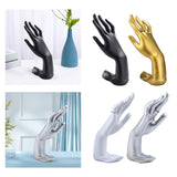 Maxbell Rings Hand Holder Finger Rings Bracelets Rack Jewelry Display for Dresser Black