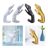 Maxbell Rings Hand Holder Finger Rings Bracelets Rack Jewelry Display for Dresser Black