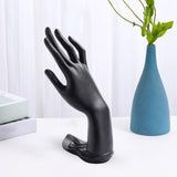 Maxbell Rings Hand Holder Finger Rings Bracelets Rack Jewelry Display for Dresser Black