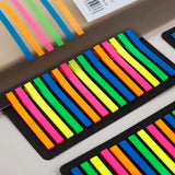 Maxbell 2Pcs Fluorescent Sticky Tabs Sticky Notes Flags Stickers for Magazines