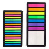 Maxbell 2Pcs Fluorescent Sticky Tabs Sticky Notes Flags Stickers for Magazines