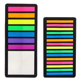 Maxbell 2Pcs Fluorescent Sticky Tabs Sticky Notes Flags Stickers for Magazines