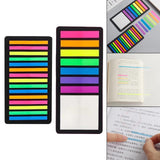 Maxbell 2Pcs Fluorescent Sticky Tabs Sticky Notes Flags Stickers for Magazines