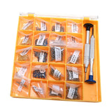 Maxbell Eyeglasses Repair Set Screw Nose Pads Tweezers for Sunglass Spectacle Parts Screw Set