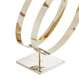 Maxbell Stainless Steel Belt Display Stands Double Loop for Store Display Props primary color