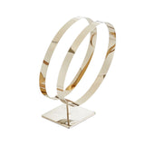 Maxbell Stainless Steel Belt Display Stands Double Loop for Store Display Props primary color