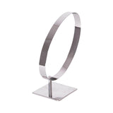 Maxbell Stainless Steel Belt Display Stands Space Saver Curved for Store Show Women primary color