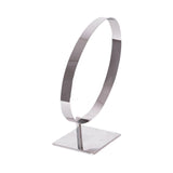 Maxbell Stainless Steel Belt Display Stands Space Saver Curved for Store Show Women primary color