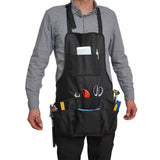 Maxbell Multi Pockets Workshop Apron Gardening Aprons for Hotel Repairman Waiter