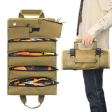Maxbell Tool Roll Organizer Multifunctional Tool Zipper Carrier Tote for Carpenter