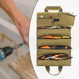 Maxbell Tool Roll Organizer Multifunctional Tool Zipper Carrier Tote for Carpenter