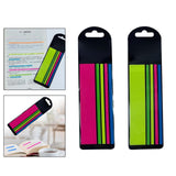 Maxbell Page Markers Highlighting Book Notes Removes Cleanly for Reading Books Red