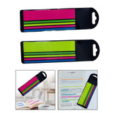 Maxbell Page Markers Highlighting Book Notes Removes Cleanly for Reading Books Red