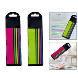 Maxbell Page Markers Highlighting Book Notes Removes Cleanly for Reading Books Red