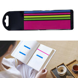 Maxbell Page Markers Highlighting Book Notes Removes Cleanly for Reading Books Red