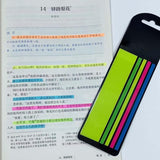 Maxbell Page Markers Highlighting Book Notes Removes Cleanly for Reading Books Green